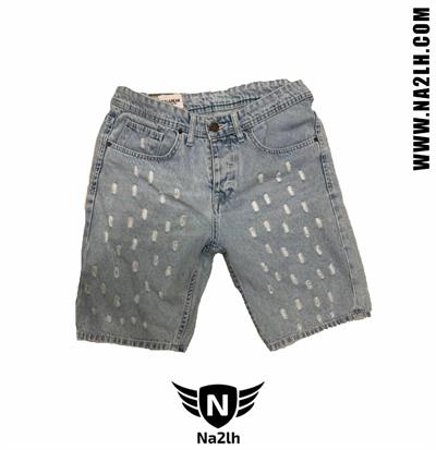 شورت جينز مخربش